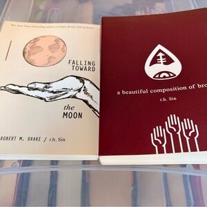 Falling Toward the Moon and A Beautiful Composition of Broken Books